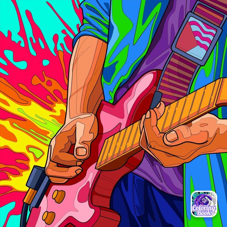 Illustration guitare du festival